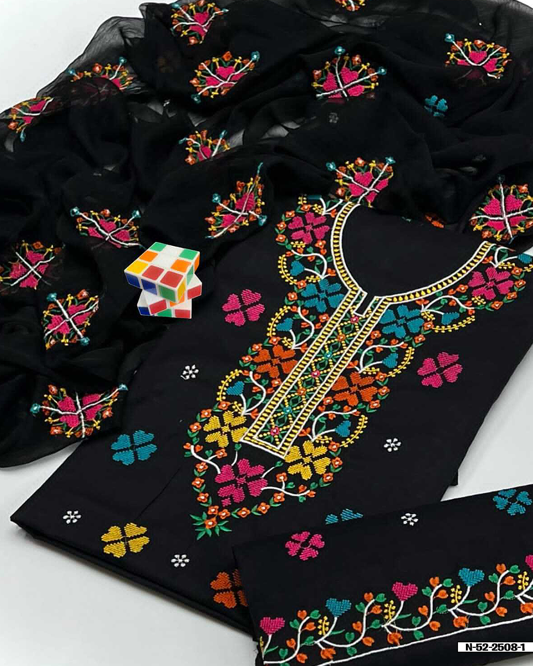 3 PC Stuff  Lawn Cotton New Collection
