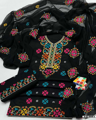 3 PC Stuff  Lawn Cotton New Collection